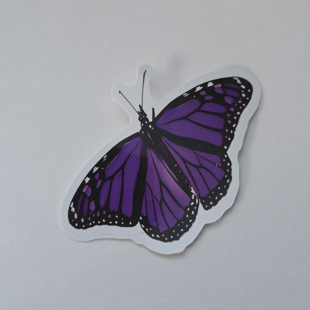 10/$10 Purple Butterfly Sticker